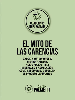 cover image of El mito de las carencias